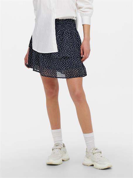 ONLANN STAR LAYER SMOCK SKIRT PTM night sky-dot w. macadamia