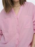 ONLAPELDOORN SOLID V-NECK L/S SHIRT NOOS begonia pink