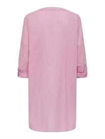 ONLAPELDOORN SOLID V-NECK L/S SHIRT NOOS begonia pink