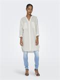 ONLAPELDOORN SOLID V-NECK L/S SHIRT NOOS cloud dancer