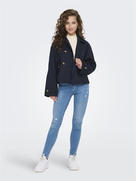 ONLAPRIL SHORT TRENCHCOAT OTW night sky