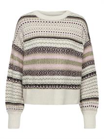 ONLARIANNE L/S PULLOVER KNT NOOS pumice stone1