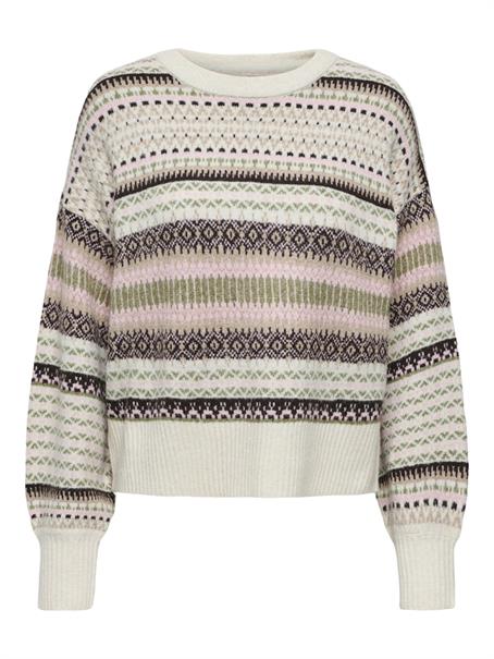 ONLARIANNE L/S PULLOVER KNT NOOS pumice stone1