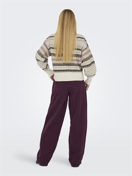 ONLARIANNE L/S PULLOVER KNT NOOS pumice stone1