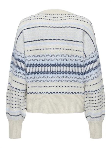 ONLARIANNE L/S PULLOVER KNT NOOS pumice stone2