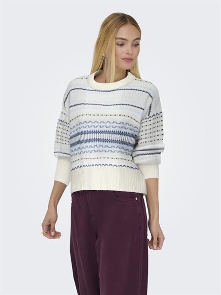 ONLARIANNE L/S PULLOVER KNT NOOS pumice stone2