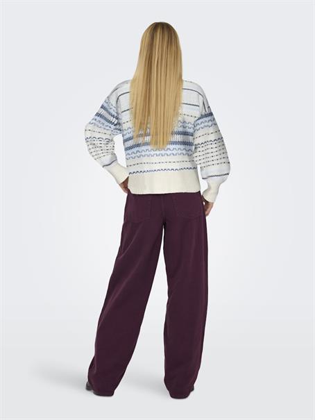 ONLARIANNE L/S PULLOVER KNT NOOS pumice stone2