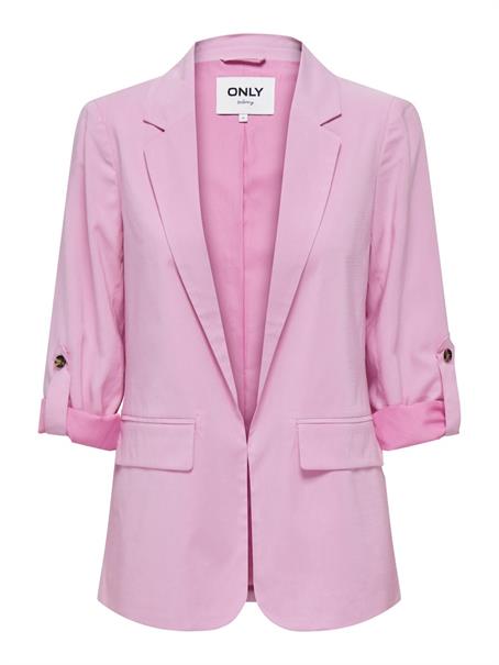ONLARIS LIFE 3/4 LOOSE BLAZER CC WVN begonia pink