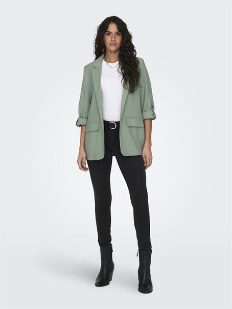 ONLARIS LIFE 3/4 LOOSE BLAZER CC WVN lily pad