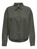 ONLARIS LIFE LS PLEAT SHIRT WVN kambaba