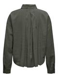 ONLARIS LIFE LS PLEAT SHIRT WVN kambaba