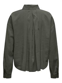 ONLARIS LIFE LS PLEAT SHIRT WVN kambaba