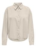 ONLARIS LIFE LS PLEAT SHIRT WVN pumice stone