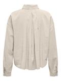 ONLARIS LIFE LS PLEAT SHIRT WVN pumice stone