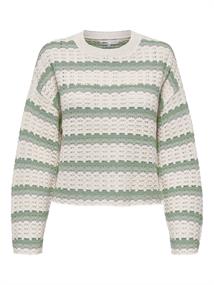 ONLASA LS O-NECK KNT NOOS birch