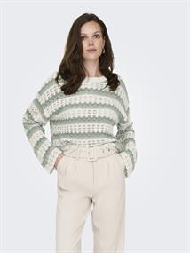 ONLASA LS O-NECK KNT NOOS birch