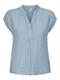 ONLASENTA S/S PLACKET MIX TOP JRS dusty blue