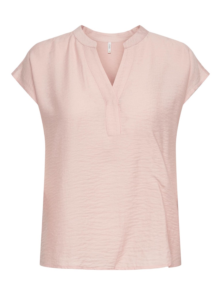 Only Damen Bluse 15257340 Rose Smoke - blue top
