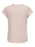 ONLASENTA S/S PLACKET MIX TOP JRS rose smoke