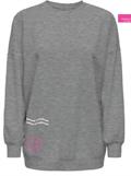 ONLASHLEY L/S OVERSIZE PRINT CS SWT medium grey melange2