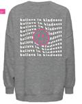 ONLASHLEY L/S OVERSIZE PRINT CS SWT medium grey melange2