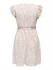 ONLASTA LIFE S/S PEEKABOO DRESS WVN powder puff