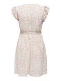 ONLASTA LIFE S/S PEEKABOO DRESS WVN powder puff