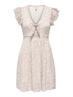 ONLASTA LIFE S/S PEEKABOO DRESS WVN powder puff