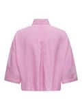 ONLASTRID LIFE 2/4 CROP SHIRT WVN NOOS begonia pink