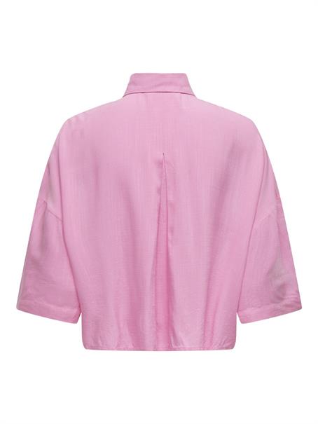 ONLASTRID LIFE 2/4 CROP SHIRT WVN NOOS begonia pink