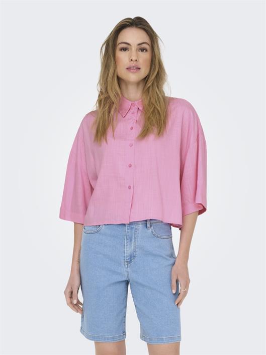 onlastrid-life-2-4-crop-shirt-wvn-noos-begonia-pink