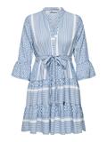 ONLATHENA 3/4 BELT SHORT DRESS WVN NOOS coronet blue