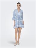 ONLATHENA 3/4 BELT SHORT DRESS WVN NOOS coronet blue