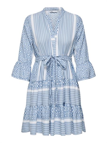 ONLATHENA 3/4 BELT SHORT DRESS WVN NOOS coronet blue