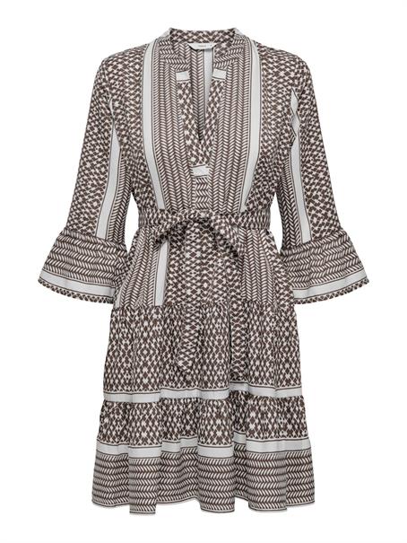 ONLATHENA 3/4 BELT SHORT DRESS WVN NOOS rose brown