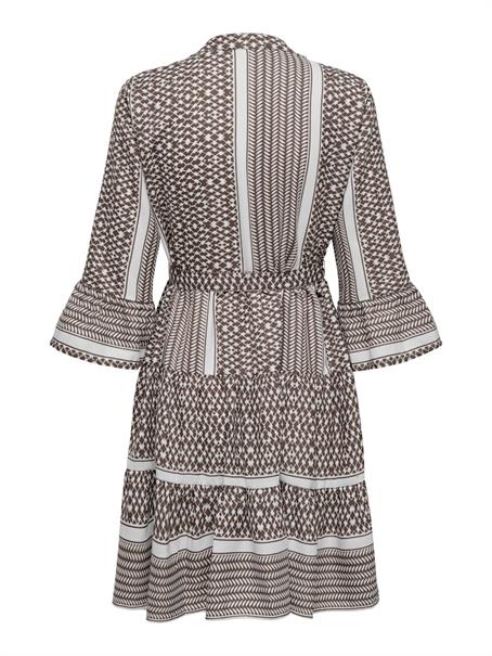 ONLATHENA 3/4 BELT SHORT DRESS WVN NOOS rose brown