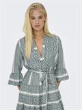 ONLATHENA LIFE 3/4 SHORT DRESS WVN NOOS balsam green