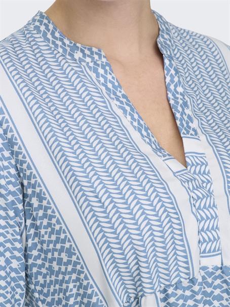 ONLATHENA LIFE 3/4 SHORT DRESS WVN NOOS coronet blue
