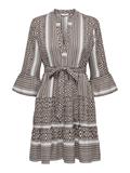 ONLATHENA LIFE 3/4 SHORT DRESS WVN NOOS rose brown