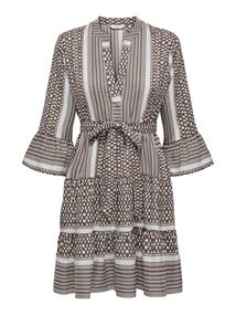 ONLATHENA LIFE 3/4 SHORT DRESS WVN NOOS rose brown