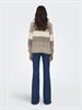 ONLATIA L/S STRIPE PULLOV KNT NOOS feather gray