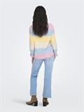 ONLATIA L/S STRIPE PULLOV KNT NOOS light pink