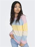 ONLATIA L/S STRIPE PULLOV KNT NOOS light pink
