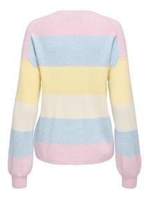ONLATIA L/S STRIPE PULLOV KNT NOOS light pink