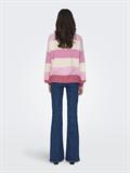 ONLATIA L/S STRIPE PULLOV KNT NOOS pink lady