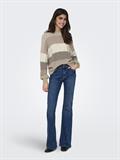 ONLATIA L/S STRIPE PULLOVER KNT NOOS feather gray