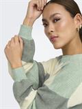 ONLATIA L/S STRIPE PULLOVER KNT NOOS silt green