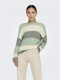 ONLATIA L/S STRIPE PULLOVER KNT NOOS silt green