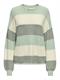 ONLATIA L/S STRIPE PULLOVER KNT NOOS silt green
