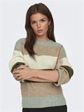 ONLATIA LIFE L/S STRIPE PULLOV KNT NOOS hedge green
